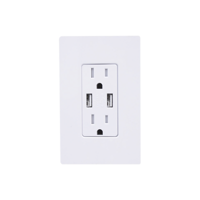 TOMACORRIENTE 15 AMP CONECTOR USB