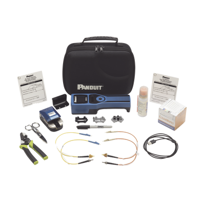 Kit Completo de Herramienta OCTT Opticam 2 de Panduit, para Terminación de Conectores Pre-Pulidos LC, SC o ST, Incluye Desforradora y Cleaver 