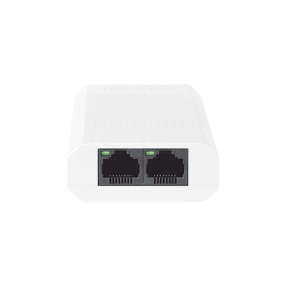 Extensor PoE+ (30 Watts Entrada) / 1000 Mbps con 2 Salidas PoE+ (30 Watts Totales de Salida) / Uso Interior / Podemos Alimentar 2 Cámaras IP (Ver Modelos Compatibles)