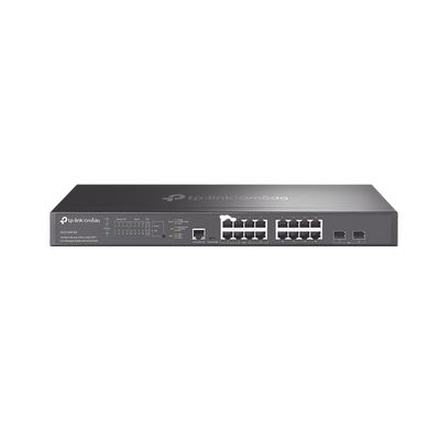 Switch L2+ Omada PoE+ / 16 Puertos MultiGigabit 2.5G / 8 Puertos 2.5G Sin PoE / 8 Puertos PoE+ 2.5G / 2 Puertos SFP+ 10G / Administración Centralizada Omada o Stand-Alone / Multicast IGMP / Presupues