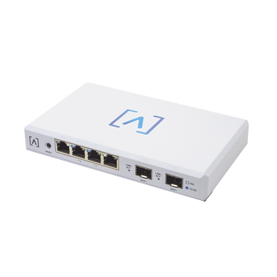 Router VPN / 4 puertos 10/100/1000/2500 Gbps (2 puertos PoE af/at) / 2 puertos SFP+ 10Gbps / Filtrado Avanzado DPI: Bloqueo de Contenido / Administración nube gratuita / Soporta UPnP