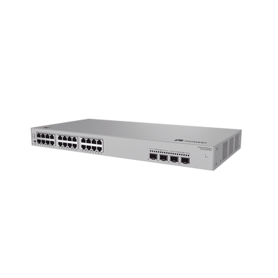 Switch de Acceso Gigabit Administrable PoE Capa 2+ / 24 puertos 10/100/1000 Mbps (PoE) / 2 Puertos 2.5GE SFP + 2 Puertos 10GE SFP+ Uplink  / ERPS / Rutas Estáticas / PoE Perpetuo / 400 W / Administra