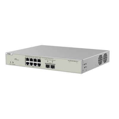 Switch Multi-Gigabit PoE+ Capa 2 con 8 Puertos 2.5G PoE+ hasta 240W y 2 Uplink SFP+ 10G ,Administrable Cloud, Diseñado Para Access Points WiFi 6/7