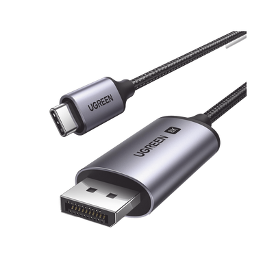 Cable USB-C a DP 1.4 | 3 metros | Compatible con Thunderbolt 3 & 4 | 8K@60Hz | 4K@240Hz | HDR10+ | eARC | DTS | 3D | ALLM | VRR | | FreeSync G-Sync | Caja de Aluminio | Nylon Trenzado | Conector Nique