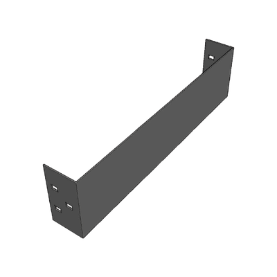 Placa de Cierre para Escalera de Aluminio / Peralte 3 1/4" / Ancho 12" / Incluye Tornillería 