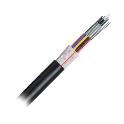 Cable de Fibra Óptica 6 hilos, OSP (Planta Externa), No Armada (Dieléctrica), MDPE (Polietileno de Media densidad), Multimodo OM3 50/125 Optimizada, Precio Por Metro