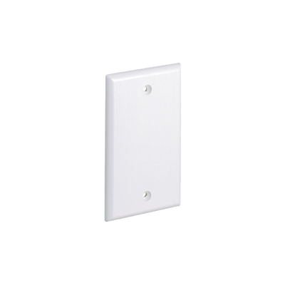 Placa de Pared Ciega Universal, Color Blanco