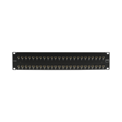 Patch Panel UltraMAX. UTP, Precargado con Jacks Cat5e, 48 Puertos, Plano, 2U