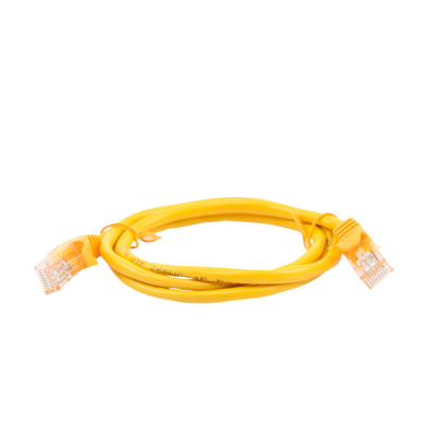 Cable de parcheo UTP Cat5e - 1 m - amarillo