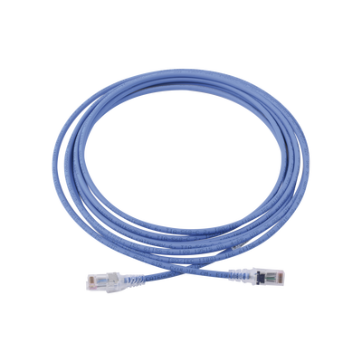 Patch Cord MC6 Modular Cat6 UTP, CM/LS0H, 15ft, Color Azul