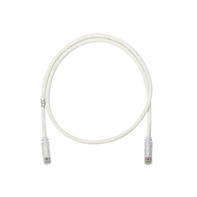 Cable de parcheo UTP Categoría 6, con plug modular en cada extremo - 4.3 m. - Blanco mate