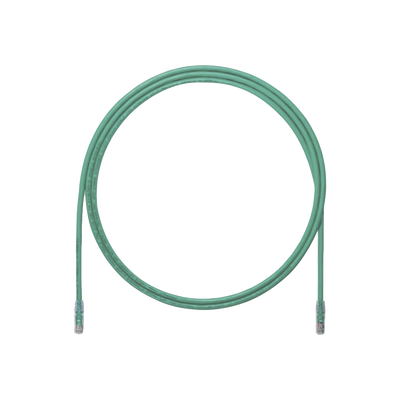 Cable de Parcheo UTP, Cat6A, 24 AWG, CM, Color Verde, 7ft