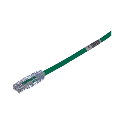 Cable de Parcheo TX6, UTP Cat6, 24 AWG, CM, Color Verde, 7 ft.