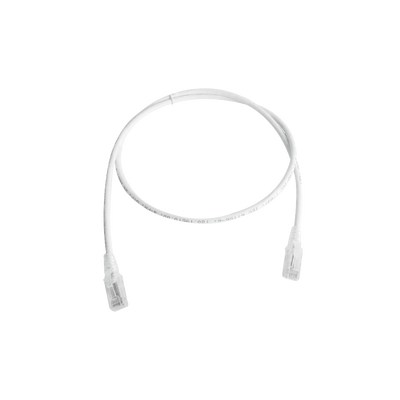 (MC5-03-02B) PATCH CORD RJ45 5E UTP T568B CM BLANCO SIN BOTA 3F BULK