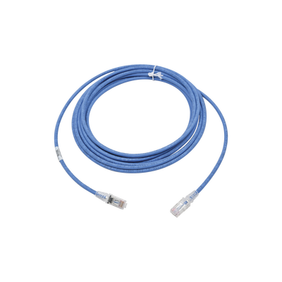 Patch Cord MC6 Modular Cat6 UTP, CM/LS0H, 20ft, Color Azul, Versión Bulk (Sin Empaque Individual)