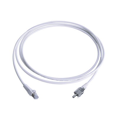 Patch Cord TERA Cat5e 10/100BASE-T, de 2 pares y conector modular, LS0H, Color Blanco, 3 metros