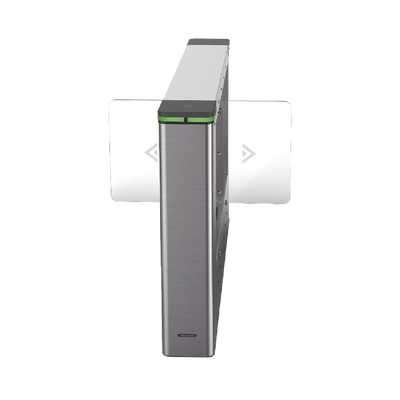 Torniquete Swing CENTRAL para Ampliar Numero de Carriles / Incluye Panel y Lectores de Tarjeta / TCP/IP Administrable por iVMS-4200 (Requiere Torniquete Izquierdo) / Carril de 90 cms / 6,000,000 MCBF 