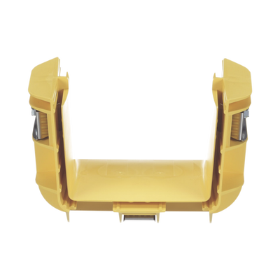 Union Recta "Cople", Para Canaleta FiberRunner™ 4X4, Color Amarillo