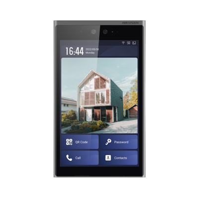 Frente de Calle IP 2 Megapixel (1080p) / Multiapartamento / Pantalla 10.1" Touch Screen / Reconocimiento Facial / Android / IP65 / IK07 / Soporta Modulo de Botones y Huella (por Separado)