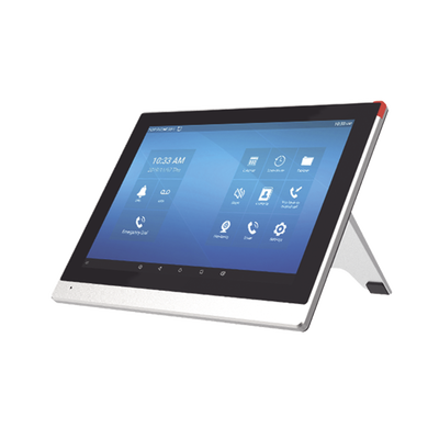 Monitor IP/SIP para interior con Android, Wi-Fi, pantalla táctil de 10.1", audio de 2 vías, PoE, 8 interfaces de entrada de alarma.