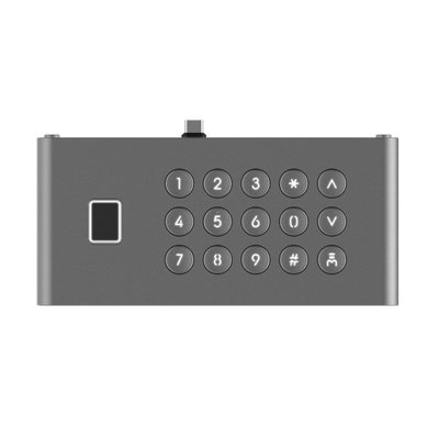 Módulo de Teclado y Huella Digital para Frente de Calle IP DS-KD9633-WBE6/ Conexión USB-C / 15 Botones / IP65 / IK07