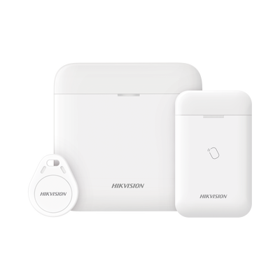   (AX PRO) KIT de Alarma AX PRO con GSM (3G/4G) para RONDINES / Incluye: 1 Hub con bateria de respaldo/ 1 Lector Tag / 1 Tag / Compatible con Hik-Connect P2P