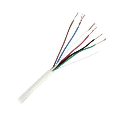 Bobina de Cable de 152 Metros de 6 x 20 AWG / BLINDADO / Color BLANCO / Aplicaciones en Control de Acceso, Audio e Instrumentación