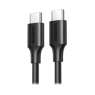 Cable USB-C a USB-C / 1 Metro / Carga y Sincronización de Datos/ Carga Rápida 60W máx. / Compatible con PD3.0/QC4.0/FCP / Cobre Estañado Sin Oxígeno / Duradero y Flexible / Caja de ABS + Cubierta