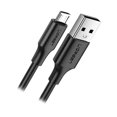 Cable USB-A a Micro USB / PVC de Alta Duración / Tecnología de Carga Rápida Qualcomm / Soporta QC 2.0, 3.0 / Transmisión de Datos hasta 480Mbps / Recarga hasta 18W / Hasta 10,000 Flexiones / Tecno