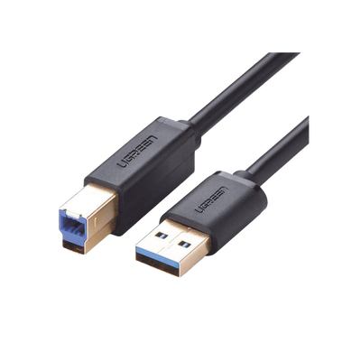 Cable USB-A 3.0 macho a USB-B macho / Ideal para Impresora, Escáner, Pianos, Barras de sonido, etc. / Plug & Play / Compatibilidad Universal / 2 metros