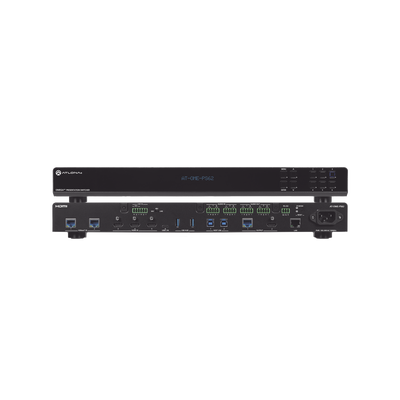 OMEGA Switch Matriz 6x2 de AV Multiformato con Entradas HDMI, HDBaseT, USB-C y Display Port / Salidas HDMI y HDBaseT / Conectividad avanzada para conferencias y colaboración en 4K en un solo disposit