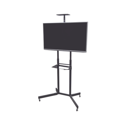 Soporte de Pantalla con Ruedas / Compatible con Monitores dee 32 "a 65" / Base para Colocar Accesorios Adicionales / Vesa 600 x 400