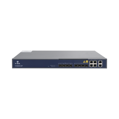 OLT de 4 puertos EPON con 8 puertos Uplink (4 puertos Gigabit Ethernet + 4 puertos Gigabit Ethernet SFP) , hasta 256 ONUS,