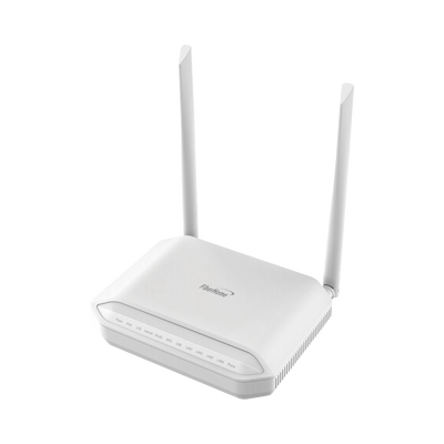 ONU GPON, WiFi 2.4 GHz, 2 Puertos Gigabit + 2 Puertos Fast Ethernet, conector SC/UPC