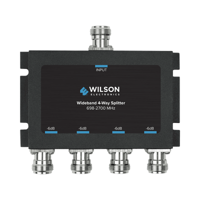 Divisor de 4 salidas, 50 Ohm, 700-2700MHz conector N-Hembra