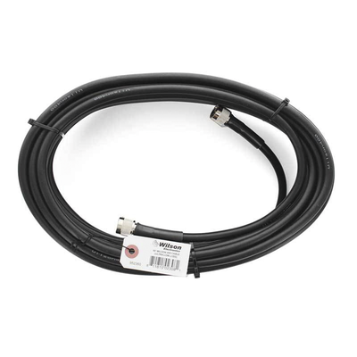 Jumper Coaxial con Cable Wilson-400 | Conector N Macho en los extremos | 18.28 metros de longitud.