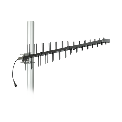 Antena LPDA de Alta Ganancia/ ESPECIAL PARA AMPLIFICADORES DE UNA A CINCO BANDAS DE FRECUENCIA/ 698-2700 MHz/ 12.15 dBi de Ganancia.