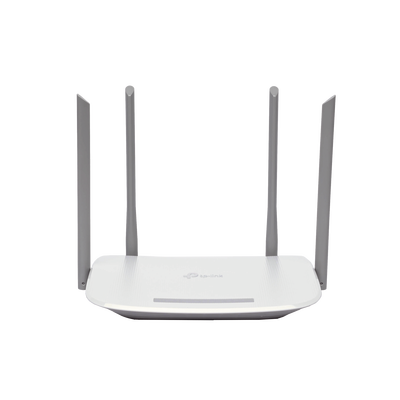 Router Inalámbrico ISP doble banda AC, 2.4 GHz y 5 GHz Hasta 1167 Mbps, 4 antenas externas omnidireccional, 3 Puertos LAN 10/100/1000 Mbps, 1 Puerto WAN 10/100/1000 Mbps