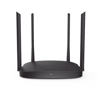 Router Inalámbrico WISP Gigabit / Hasta 1200 Mbps / Doble Banda AC (2.4 GHz y 5 GHz) / 3 Puertos LAN 10/100/1000 Mbps + 1 Puerto WAN 10/100/1000 Mbps /  4 Antenas Externas Omnidireccional de 5 dBi / 