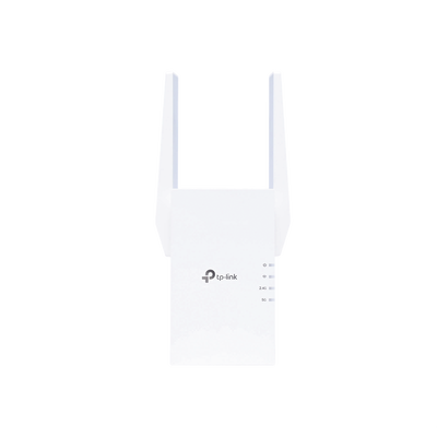 Repetidor / Extensor de Cobertura WiFi AX 1500 Mbps, doble banda 2.4 GHz y 5 GHz, con 1 puerto 10/100/1000 Mbps