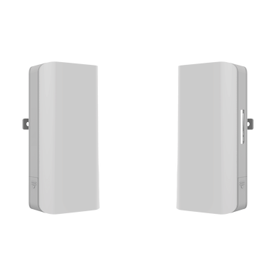 Kit completo Punto a Punto Pre-Configurado hasta 1 Km listos para enlazar, administrable en la Nube, Banda 5Ghz AC WAVE2 MU-MIMO 2X2, Puertos 10/100.