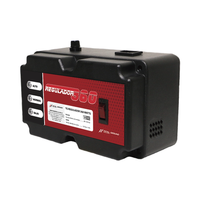 Regulador de Voltaje TOTAL GROUND de 450VA/360 Watts, 480 Joules de Protección L-N, L-G y N-G.