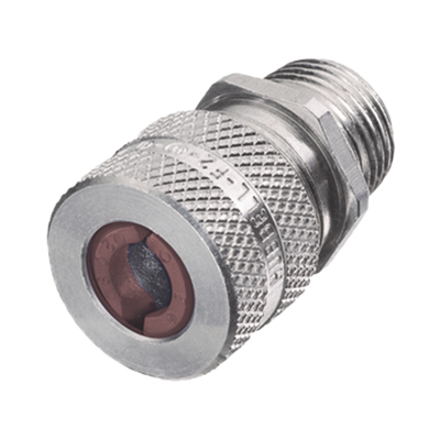 Conector de cable, de aluminio macho recto, .50 - .63 ", 1/2".