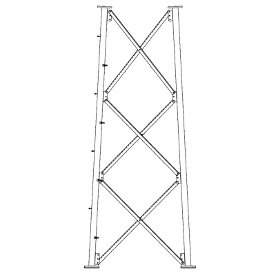 Sección 11 Base para Torre Autosoportada línea SSV (Código de Fábrica: 11N332)