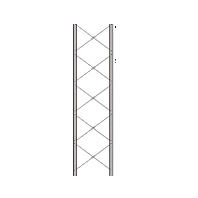 Tramo de Torre Recto para Sección 8 en Torre BX-64 para Aumentar la Altura a 21.95 metros.