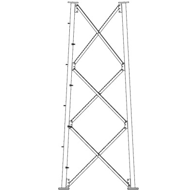 Sección 9 Intermedia para Torre Autosoportada línea SSV (Código de Fábrica: 9NH)