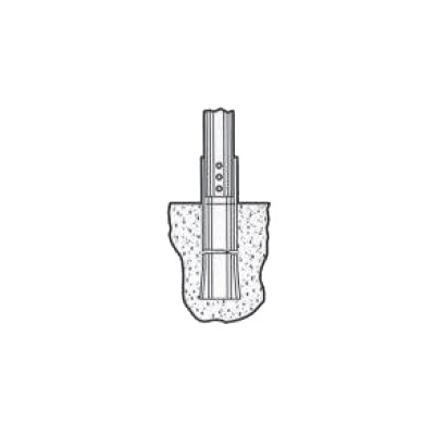  Sistema de Anclaje Tipo "L" para Torre Autosoportada TBX-40 (Juego de Tres).