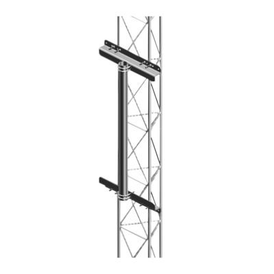 Mástil Robusto de 1 metro para Instalación en torre de tramo STZ30G, STZ35G y STZ45G (Galvanizado por Inmersión en Caliente).