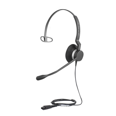 Jabra Biz 2300 Mono con conexión QD, resistente para contact center con brazo articulado con giro de 360º  (2303-820-105)