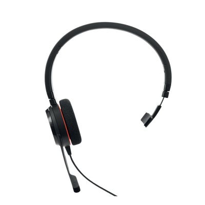 Jabra Evolve 20 Mono con conexión USB, micrófono con cancelación de ruido de última generación, configuración Plug and Play, Certificación Microsoft Teams (4993-823-109) 